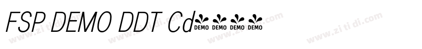 FSP DEMO DDT Cd字体转换 FSP DEMO DDT Cd字体转换